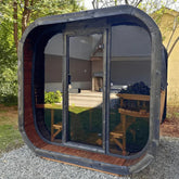 SaunaLife Model CL7G Cube-Series Outdoor Home Sauna Kit, Up to 6 Persons